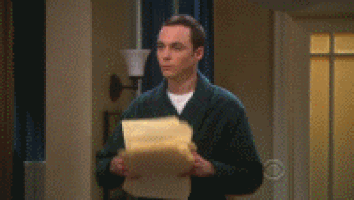 sheldon throw papers gigf