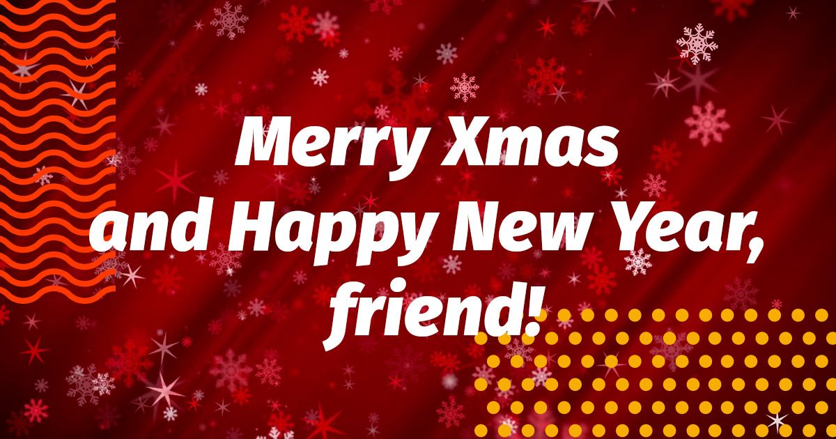 happy new year friends english club