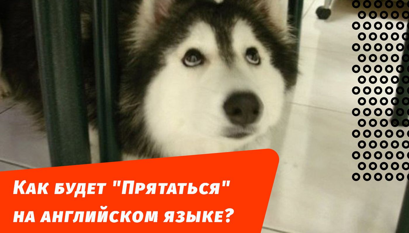 Как будет прятаться на английском