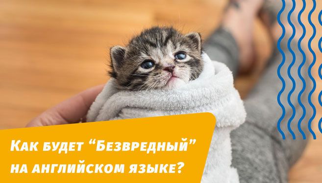 как будет безвредный на английском