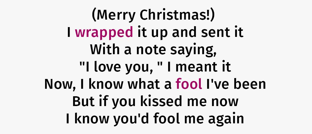 wham last christmas текст и перевод