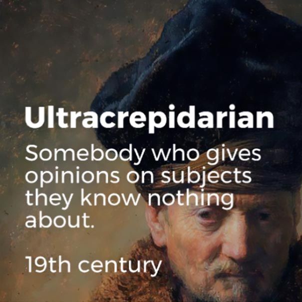 ultracrepidarian