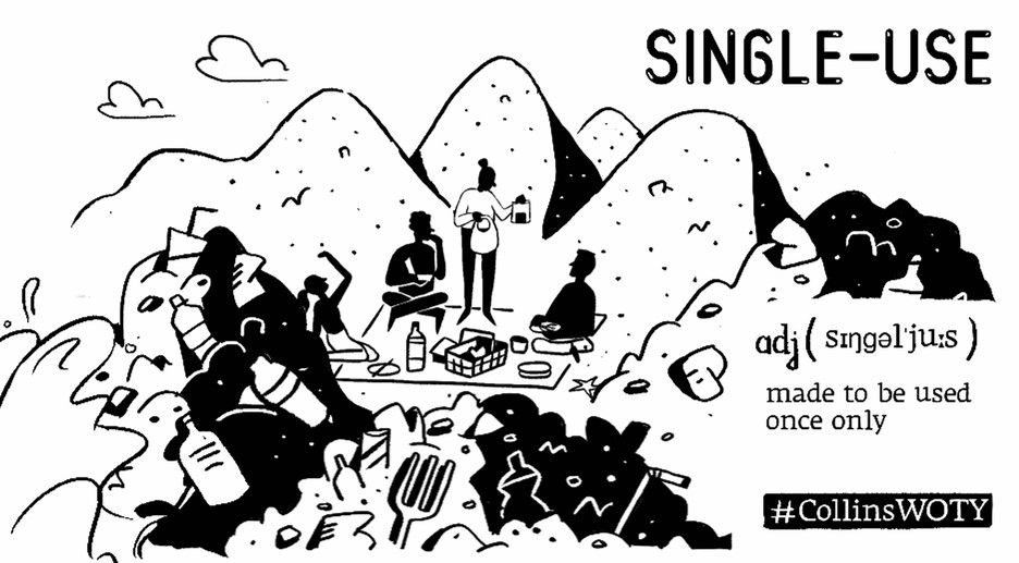 single use word of the year 2018