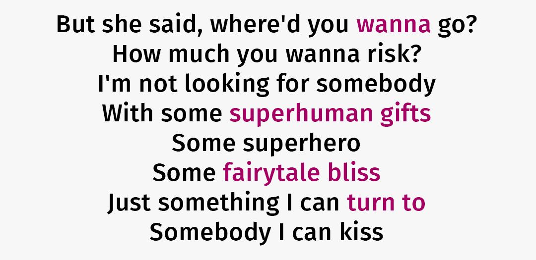 переклад пісні something just like this